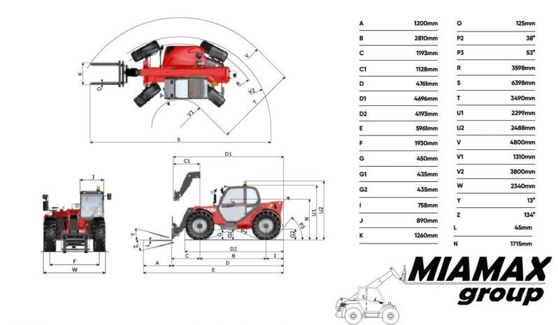 Manitou МТ 732 full